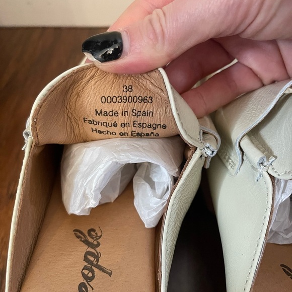 NWOB Free People Corbin Loafer Leather Clog Heel Size 8 - Picture 5 of 7